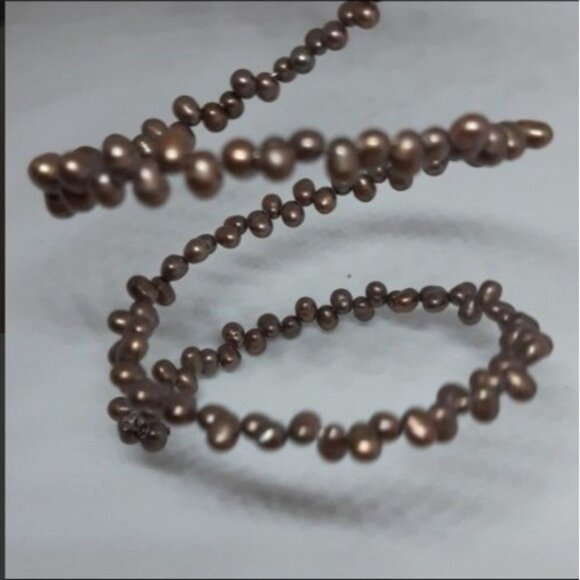 Genuine Pearl Wire Wrap Bracelet - Picture 3 of 7